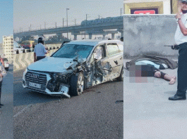 A young man died in a car collision in Jaipur