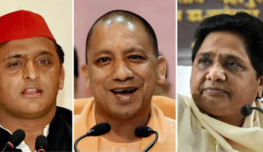 BJP leads in five and SP one seat in UP by-election