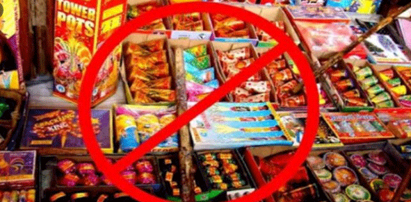 bans sale of firecrackers