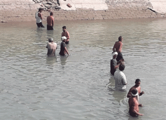 Haryana Rajesh Sharma jumped into Banjol canal to save a friend, his body was found near Naraina