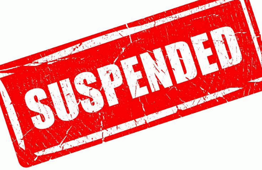 Noida Lekhpal suspended