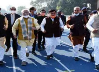 सिंथेटिक ट्रैक खिलाड़ियों के लिये साबित होगा मील का पत्थर : सीएम Synthetic-track