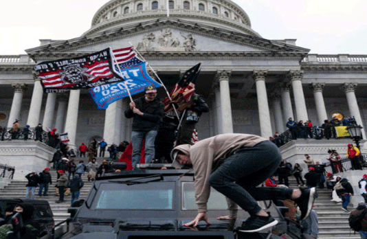 Three people charged in Capitol Hill violence case in America