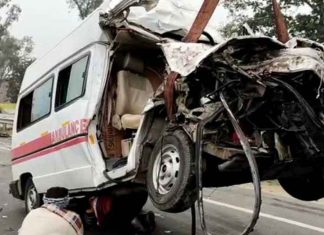 Accident in Bhadohi