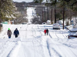 बर्फीले तूफान की चपेट में आया अमेरिका का टेक्सास