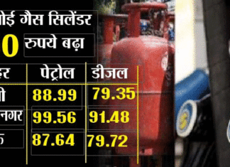 Inflation witch struck petrol-diesel-Rasoi gas cylinder becomes expensive
