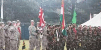 Joint exercise between India and US forces
