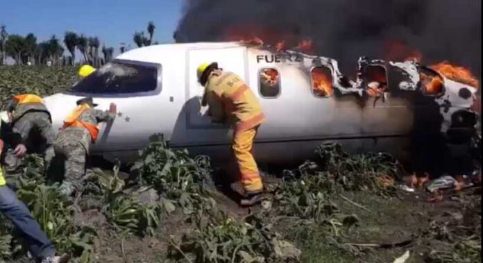 Plane Crashes in Mexico