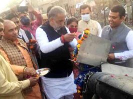 गौंछी नाले से प्रतिदिन मशीन निकालेगी 200 किलोग्राम कचरा व मलबा Minister-Krishnapal