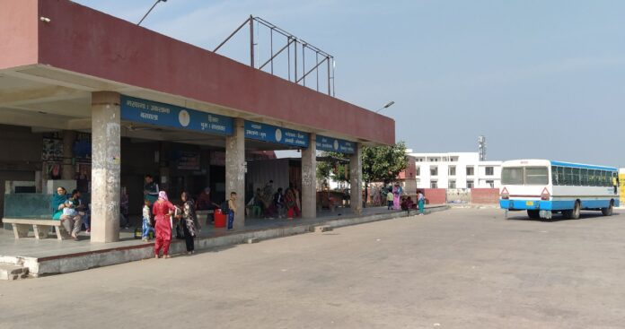 Passengers are not getting facilities at Kalayat bus stand