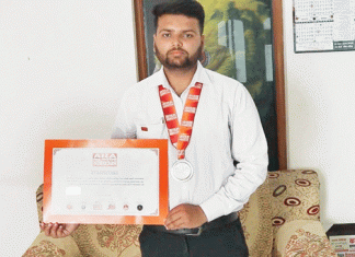 Abhishek Insan got name in Asia Book of Records
