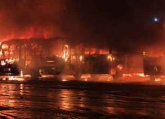 Buses Burnt