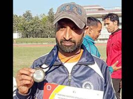 Gurjeet Insan won 3 silver medals