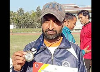 Gurjeet Insan won 3 silver medals