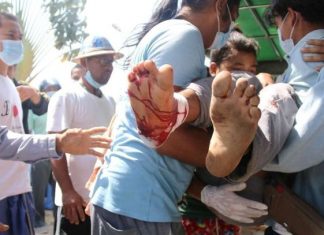 म्यांमार में 38 प्रदर्शनकारियों की मौत, 80 अन्य घायल