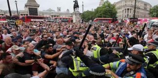 Protest in Bristol