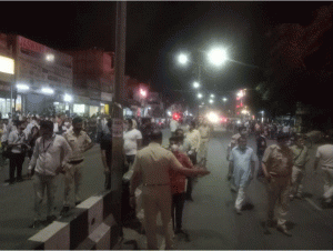 5 storey store burnt to ashes at Sohna Chowk, Gurugram