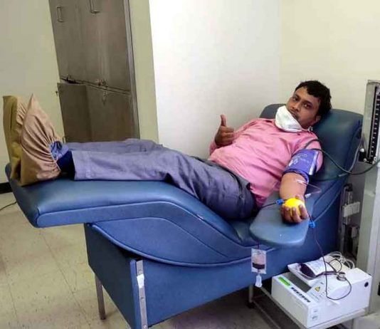 गुरुप्रेरणा का कमाल रक्तदान कर बांटा दु:ख Blood Donation