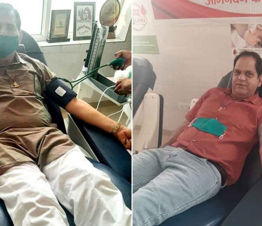 वीरेन्द्र इन्सां ने 67वीं और संदीप अन्नू इन्सां ने 60वीं बार किया रक्तदान Blood Donation