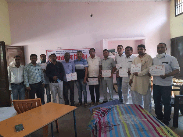 Blood Donation camp in memory of Baba Saheb birth anniversary and martyred heroes on April 13