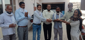 Dera devotees of Shahabad became angels for elderly widow