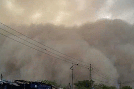 Dusty thunderstorm will run in Haryana for a week