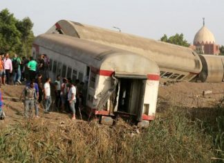 Train Derailed in Egypt