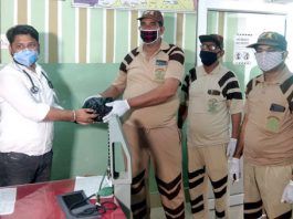 Corona Warriors First Service then Salute