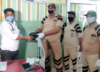 Corona Warriors First Service then Salute