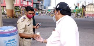 Dera devotees from Nagpur, saluting Corona Warriors, said, 'We are with you'