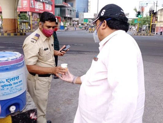 Dera devotees from Nagpur, saluting Corona Warriors, said, 'We are with you'