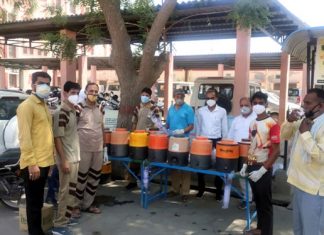 Example made again, service started to serve water in hospital
