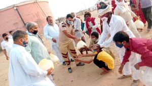 Green s Welfare Force wing engaged in service of Corona Warriors