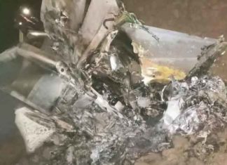 Plane Crash Near Moga