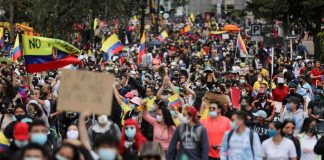 Protest in Colombia