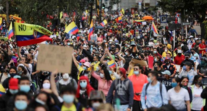 Protest in Colombia