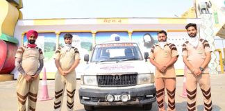 Sanitizer team of Block Sri Muktsar Sahib launches free ambulance service