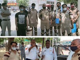 Sewadar's of Shah Satnam Ji Green S Welfare Force Wing distributed Covid Prevention Kit