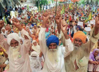 किसानों पर लाठीचार्ज के विरुद्ध आयुक्तालय का घेराव सोमवार को, अर्धसैनिक बल भी पहुंचे हिसार kisan-andolan sachkahoon