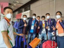 टोक्यो पहुंचा भारतीय ओलम्पिक दल Indian Olympic team