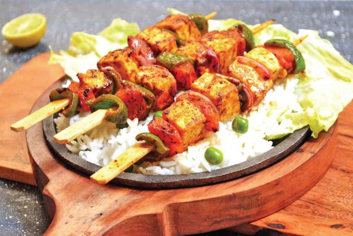 Paneer Shashlik