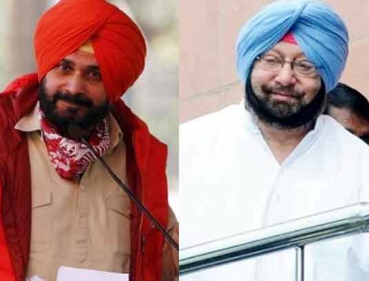 नवजोत सिद्धू के शपथ ग्रहण में शामिल होंगे कैप्टन punjab-Congress