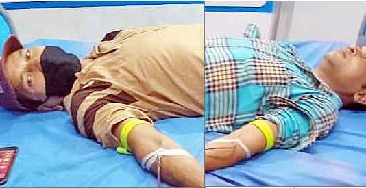 महिला के ईलाज में दो यूनिट रक्तदान कर की मदद Blood-Donation