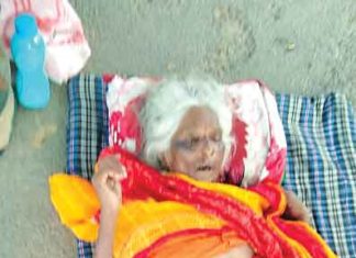 घायल बुजुर्ग महिला को रेलवे परिसर में छोड़ गया अज्ञात Elderly Woman