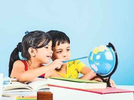 Kids Focused on Studies