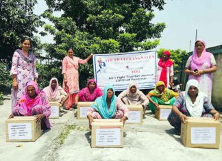 7 अति जरूरतमंद परिवारों को बांटा राशन Ration-Distributed