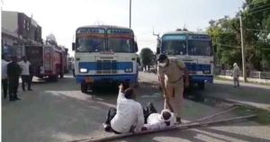 Farmers protested against BJP sachkahoon