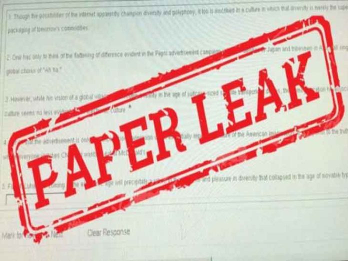 Paper leak case sachkahoon