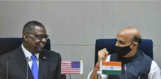 US Defense Secretary Austin calls on Rajnath sachkahoon