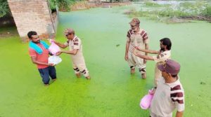Waterlogging in Valmiki Basti sachkahoon